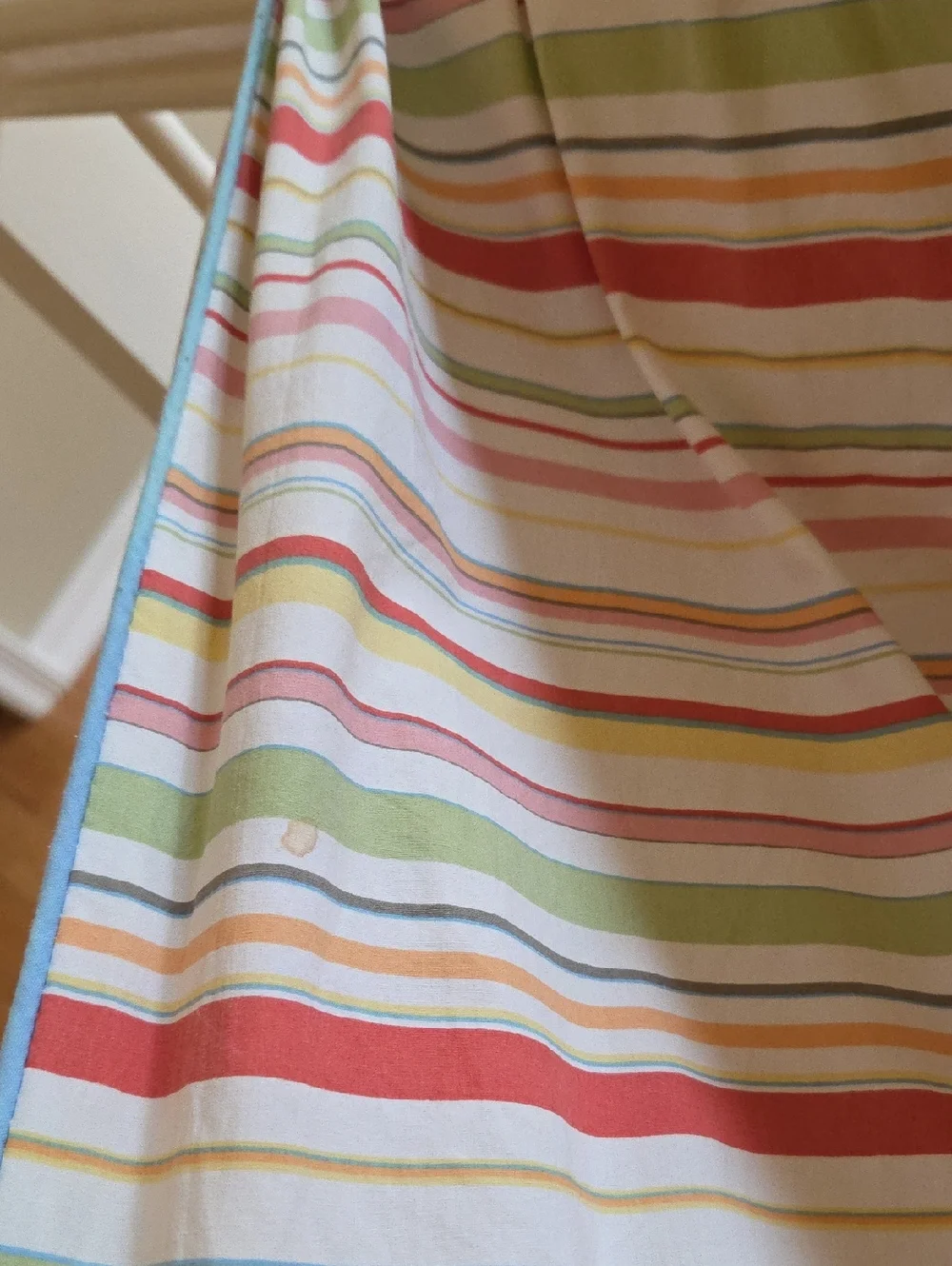 Ralph Lauren Harbor View Striped Comforter 100% Cotton 98x92 VTG Spring Summer